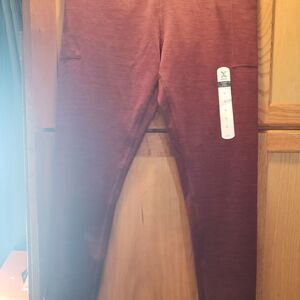 Xersion Kids Maroon Leggings